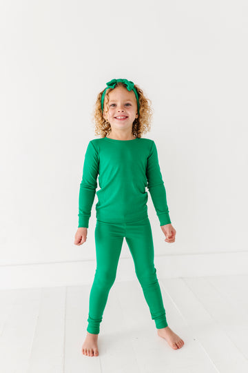 Bamboo Ribbed PJ Pants Set