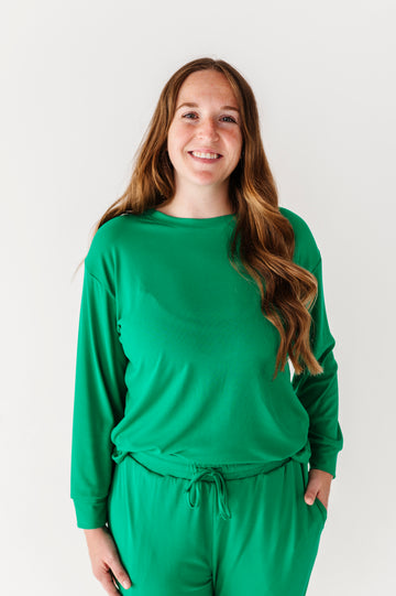 Women's Bamboo Ribbed Pajama Top