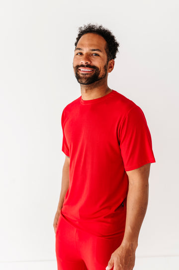 Men's Bamboo Ribbed Pajama Shirt