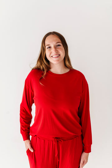 Women’s Bamboo Ribbed Pajama Set