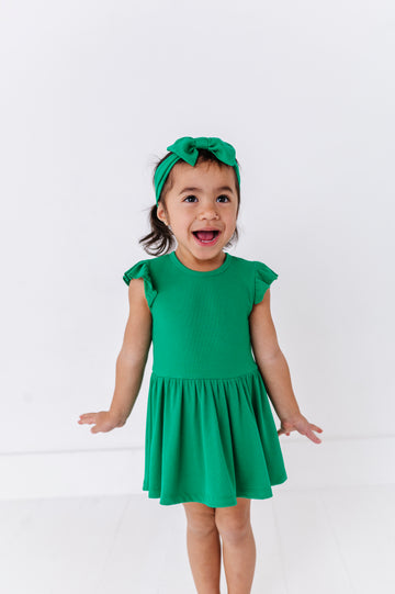 Flutter Twirl Dress with Built-In Bodysuit