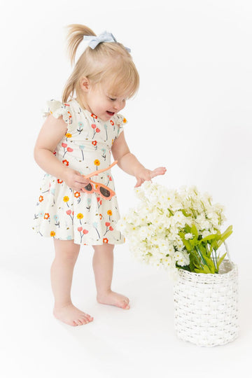 Flutter Twirl Dress with Built-In Bodysuit