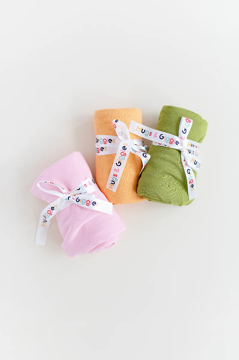 A thoughtfully packed Hugs & Giggles baby gift box