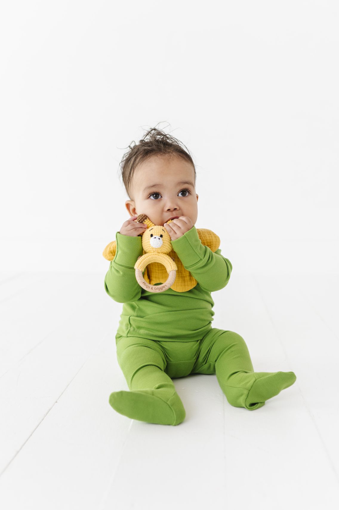 2 Pc Romper Set with Hat