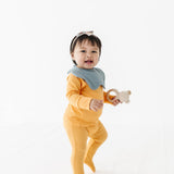 Soft Muslin Bibs – 100% Organic Cotton | Blue and Opal