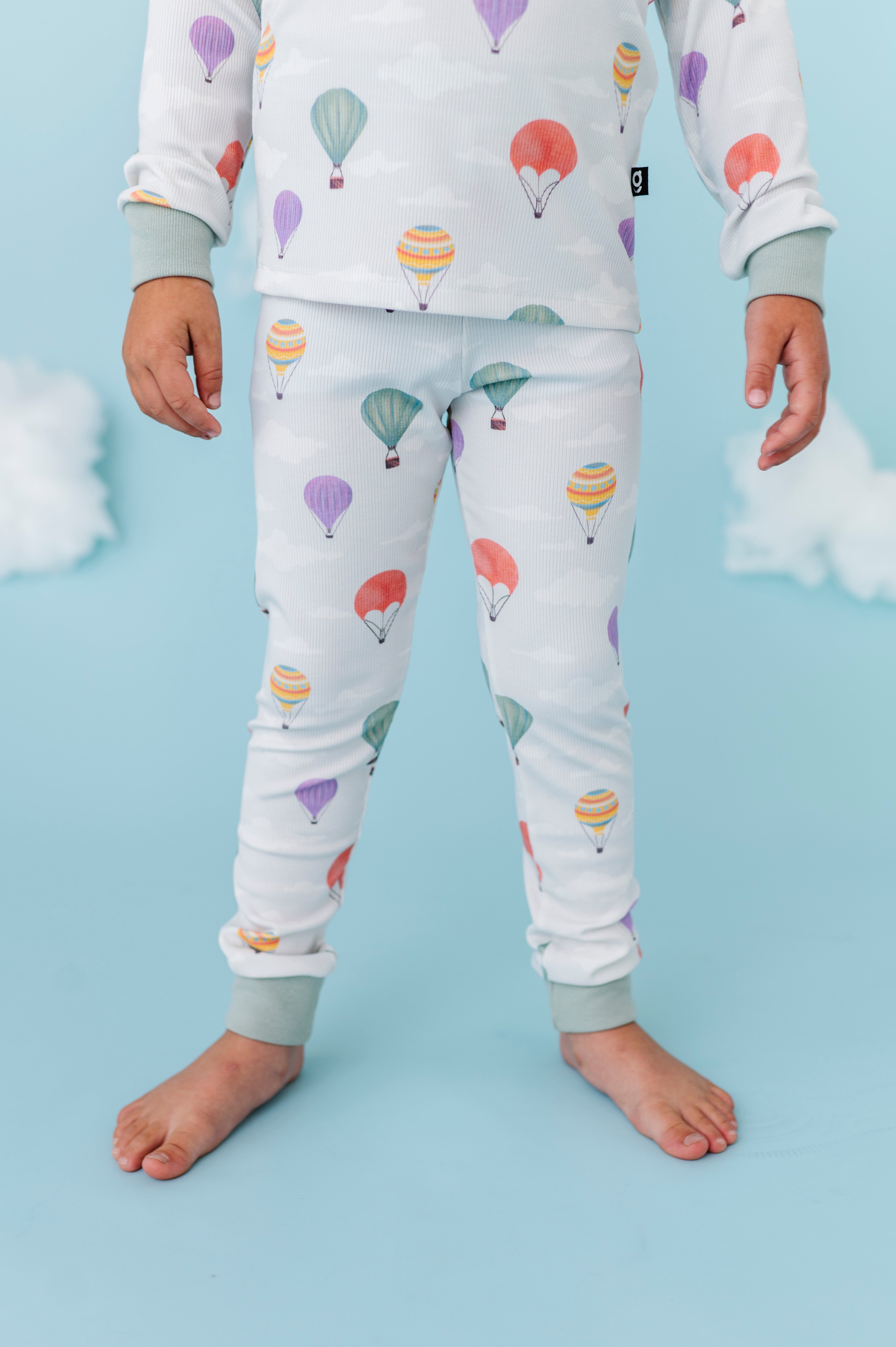 Bamboo Ribbed PJ Pants Set