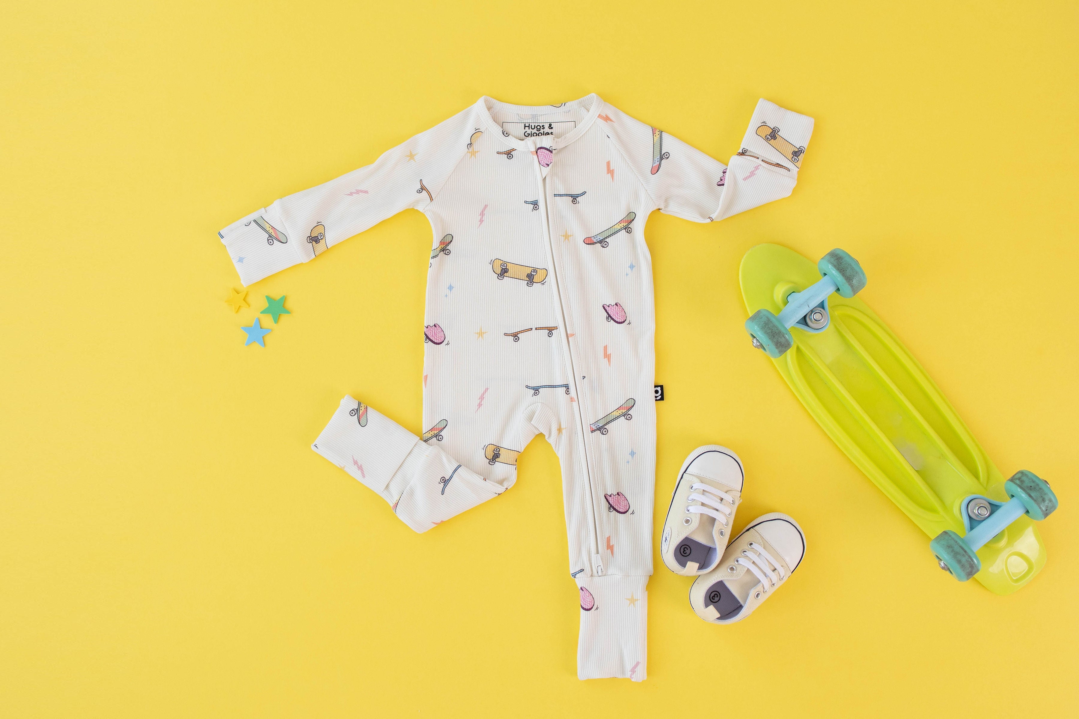 Zipped Romper (with Hat)