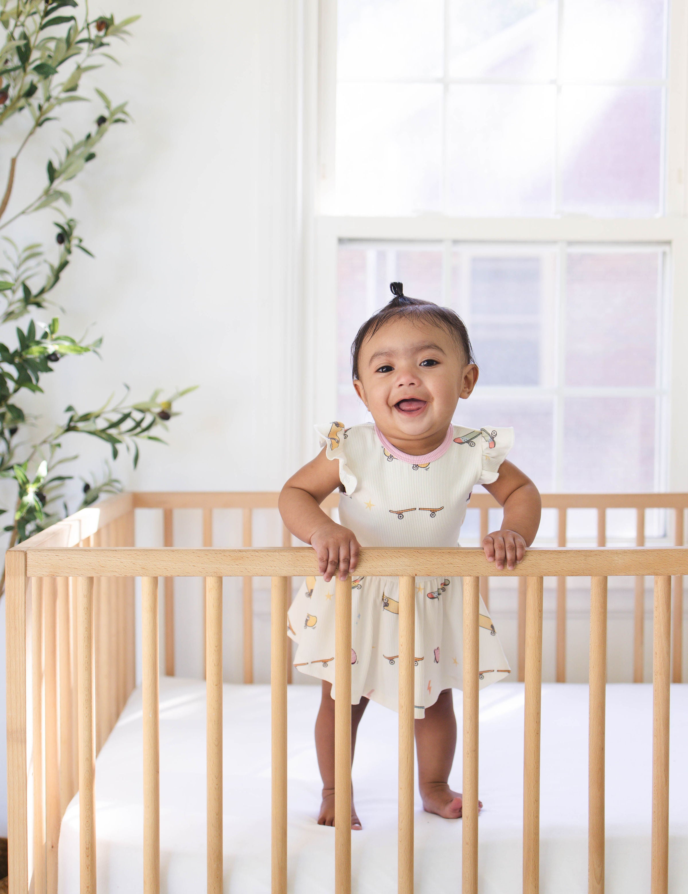 Flutter Twirl Dress with Built-In Bodysuit