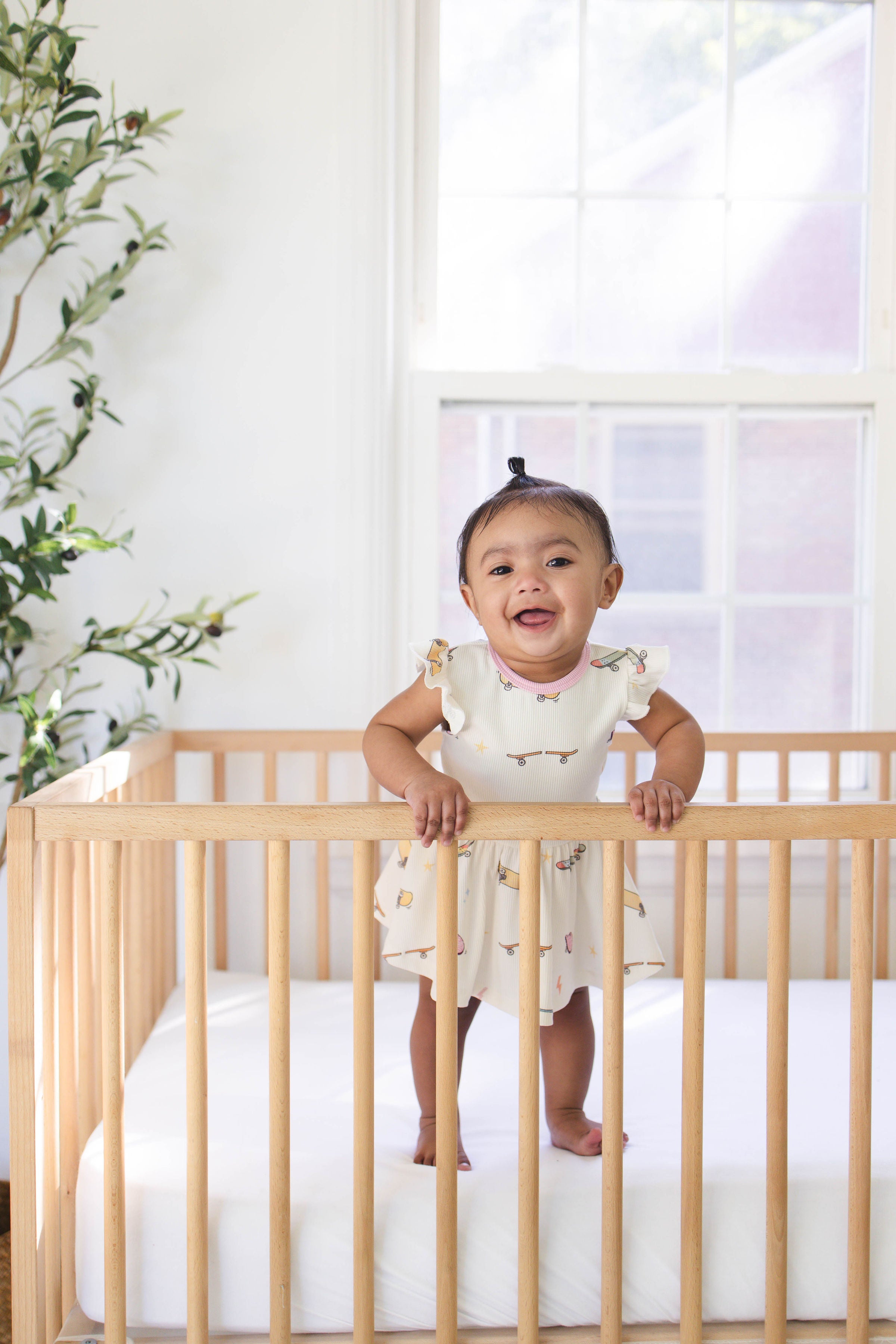 Flutter Twirl Dress with Built-In Bodysuit
