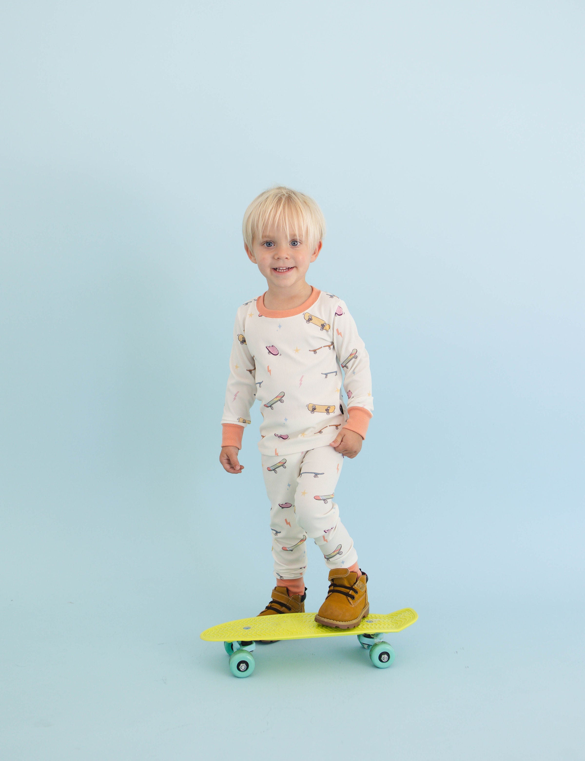 Bamboo Ribbed PJ Pants Set