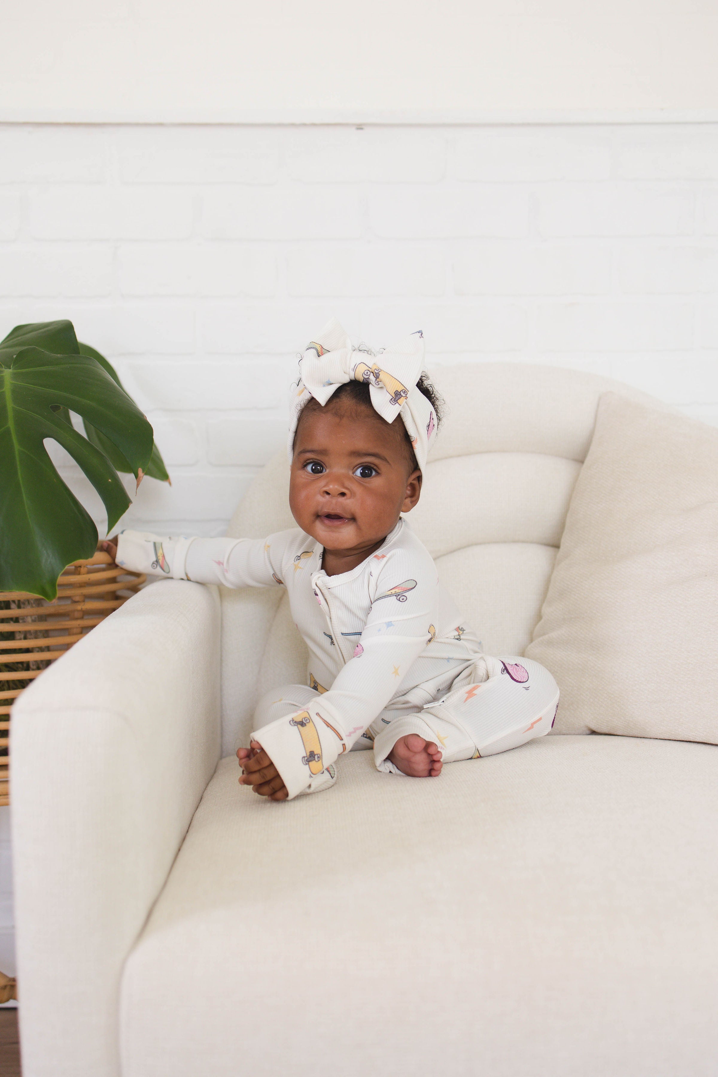 Zipped Romper (with Hat)