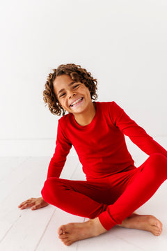 Bamboo Ribbed PJ Pants Set