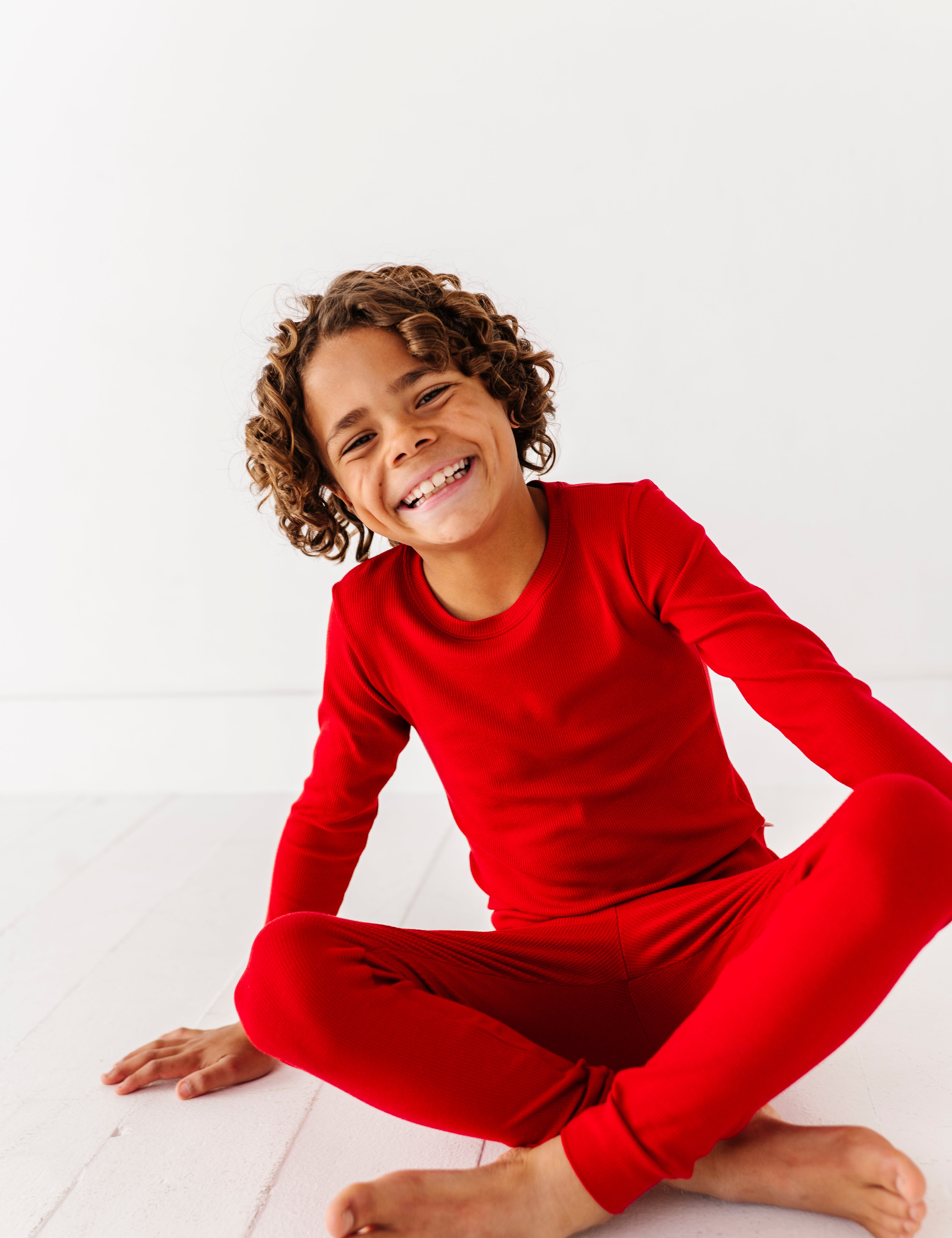 Bamboo Ribbed PJ Pants Set