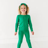 Bamboo Ribbed PJ Pants Set