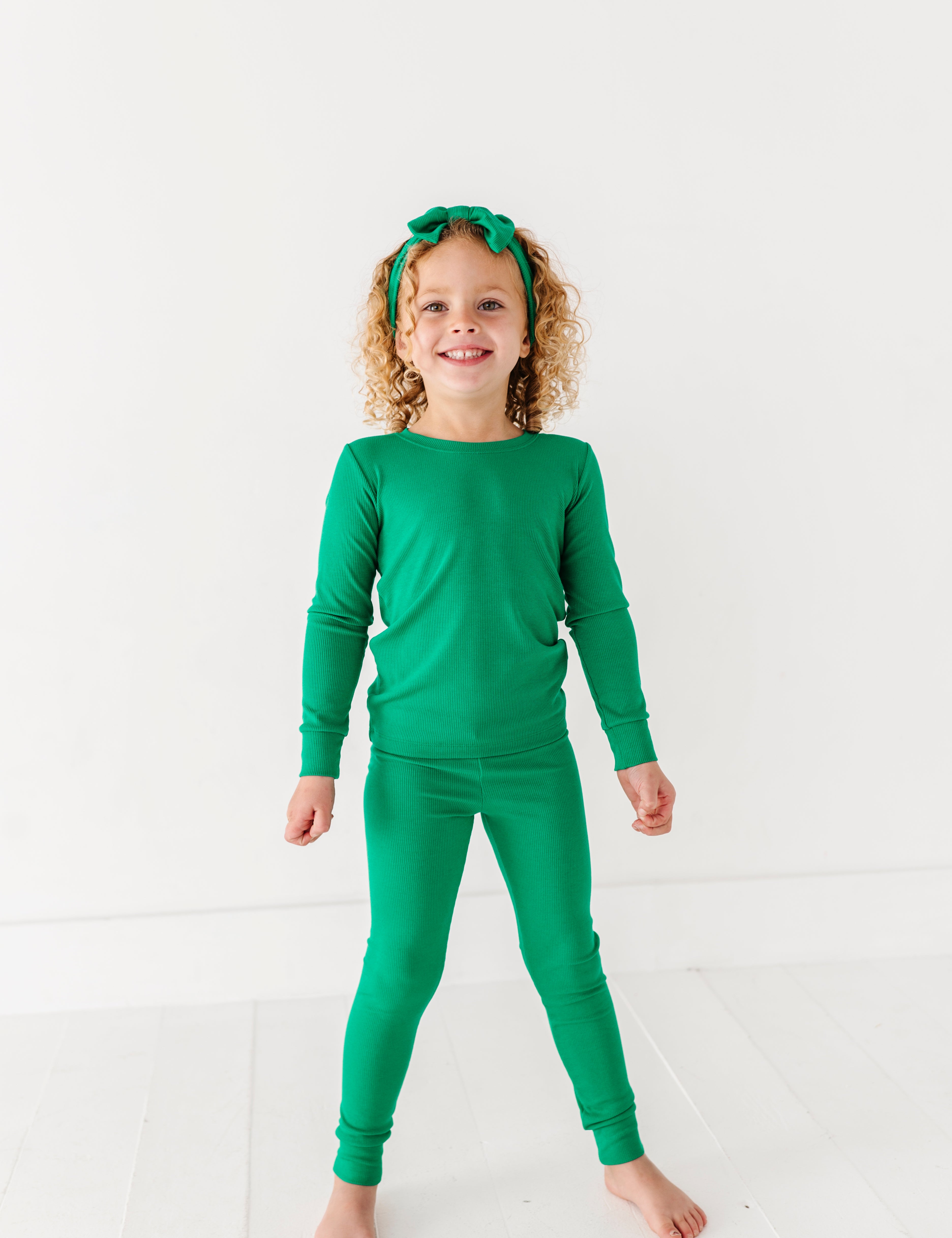 Bamboo Ribbed PJ Pants Set