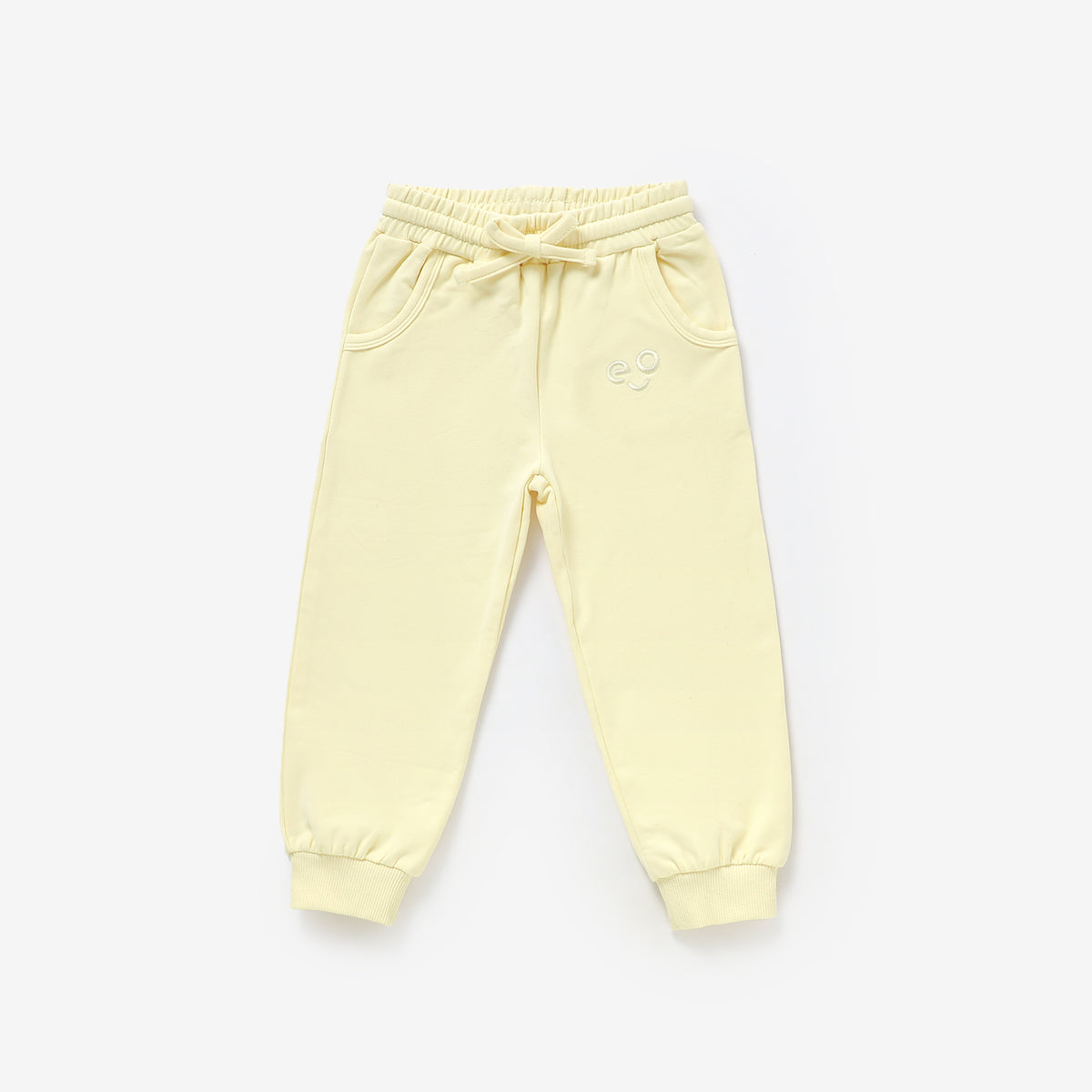 Hugs & Giggles organic cotton French terry joggers for kids
