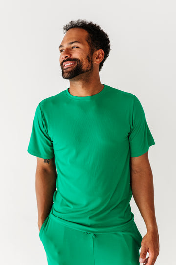 Men's Bamboo Ribbed Pajama Shirt