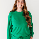 Women's Bamboo Ribbed Pajama Top