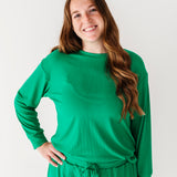 Women’s Bamboo Ribbed Pajama Set