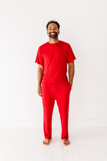 Men’s Bamboo Ribbed Pajama Set