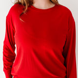 Women's Bamboo Ribbed Pajama Top