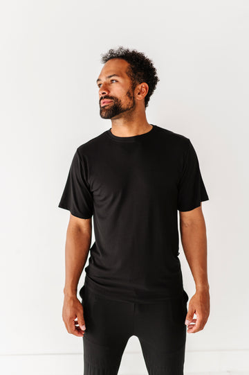 Men's Bamboo Ribbed Pajama Shirt