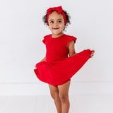 Flutter Twirl Dress with Built-In Bodysuit