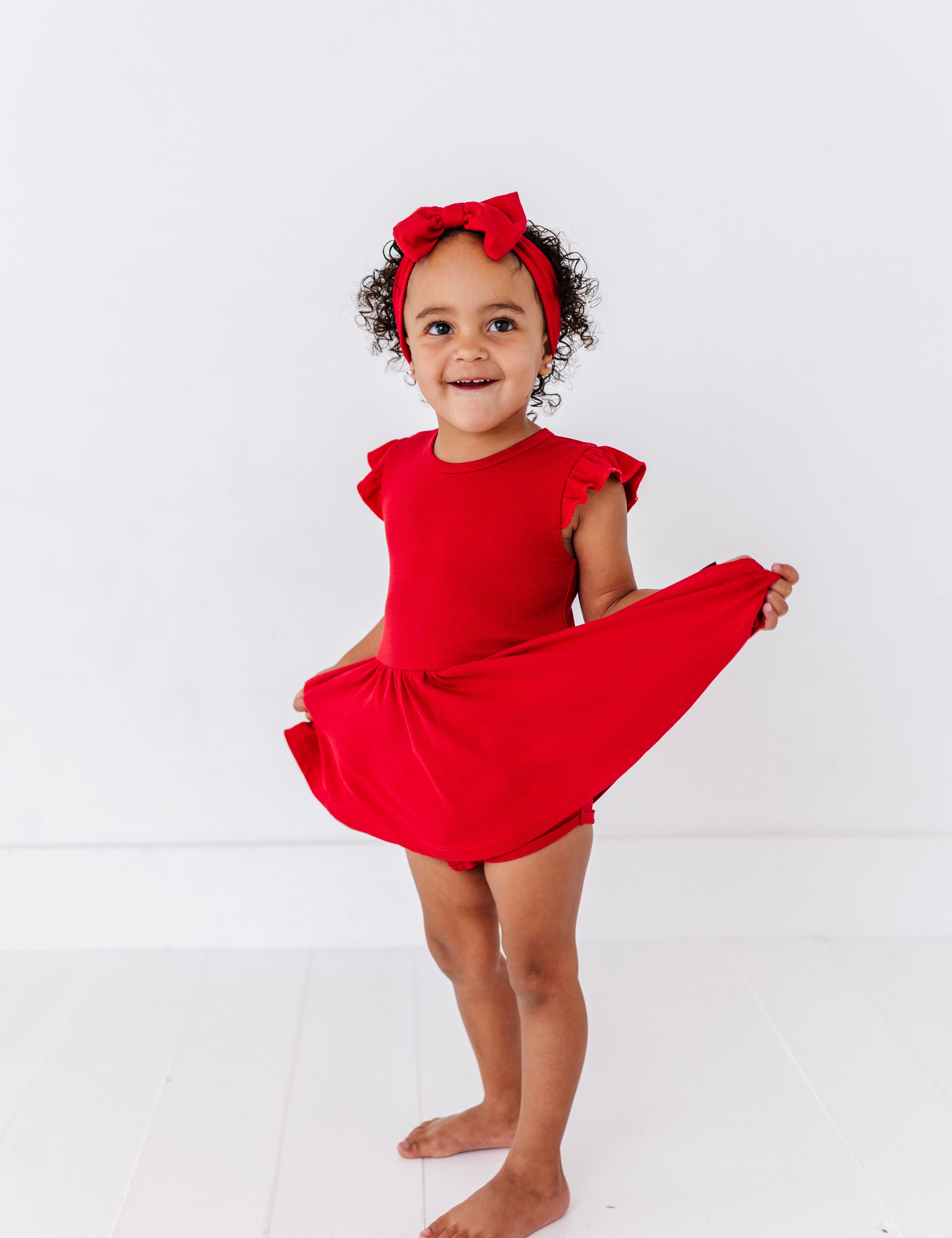 Flutter Twirl Dress with Built-In Bodysuit