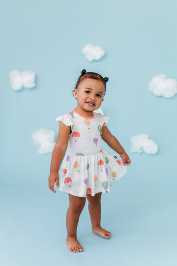 Flutter Twirl Dress with Built-In Bodysuit