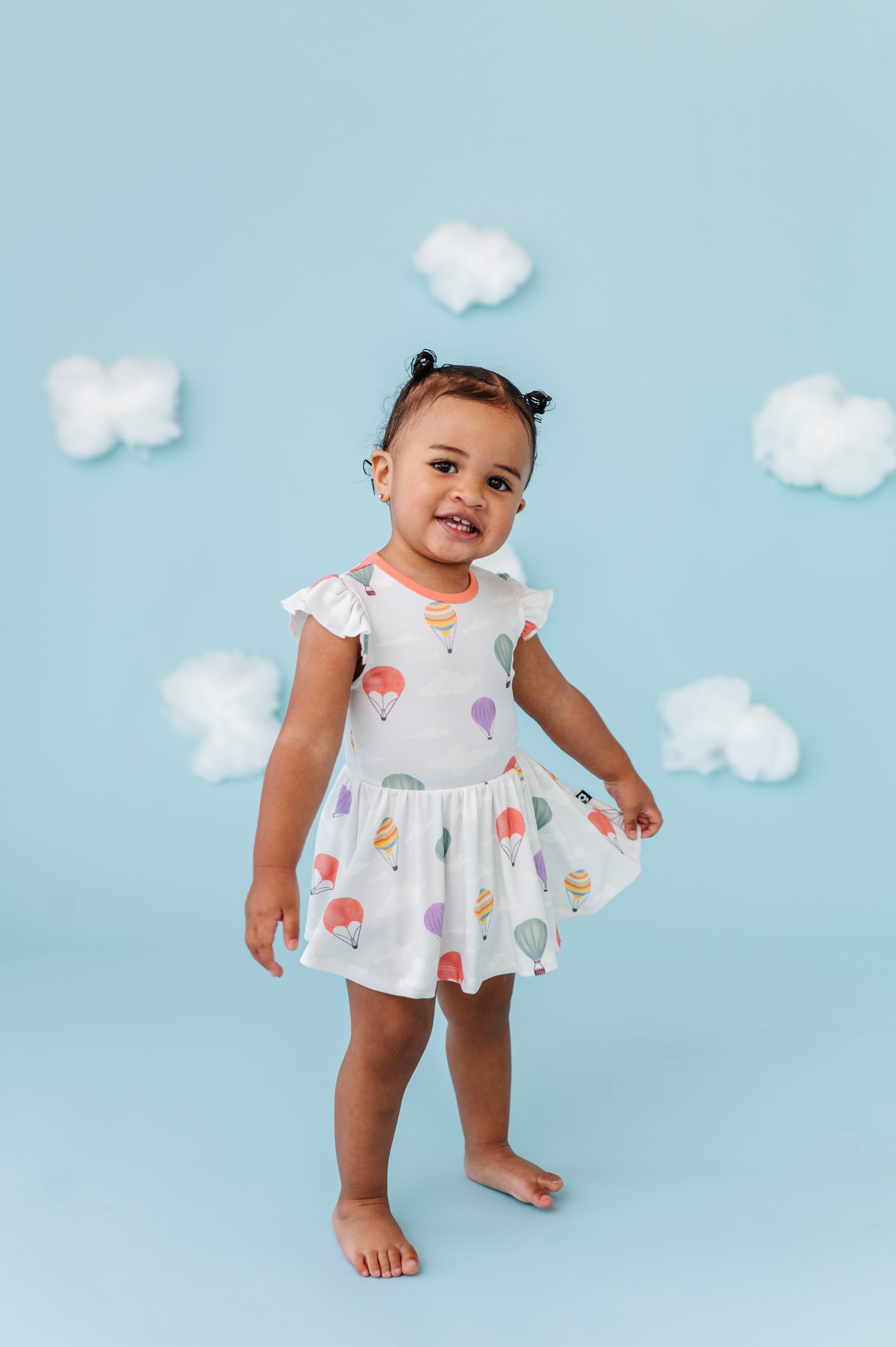 Flutter Twirl Dress with Built-In Bodysuit