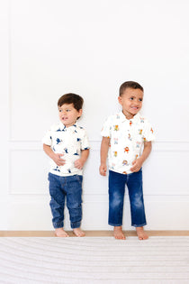 Hugs & Giggles kids' bamboo polo t-shirt
