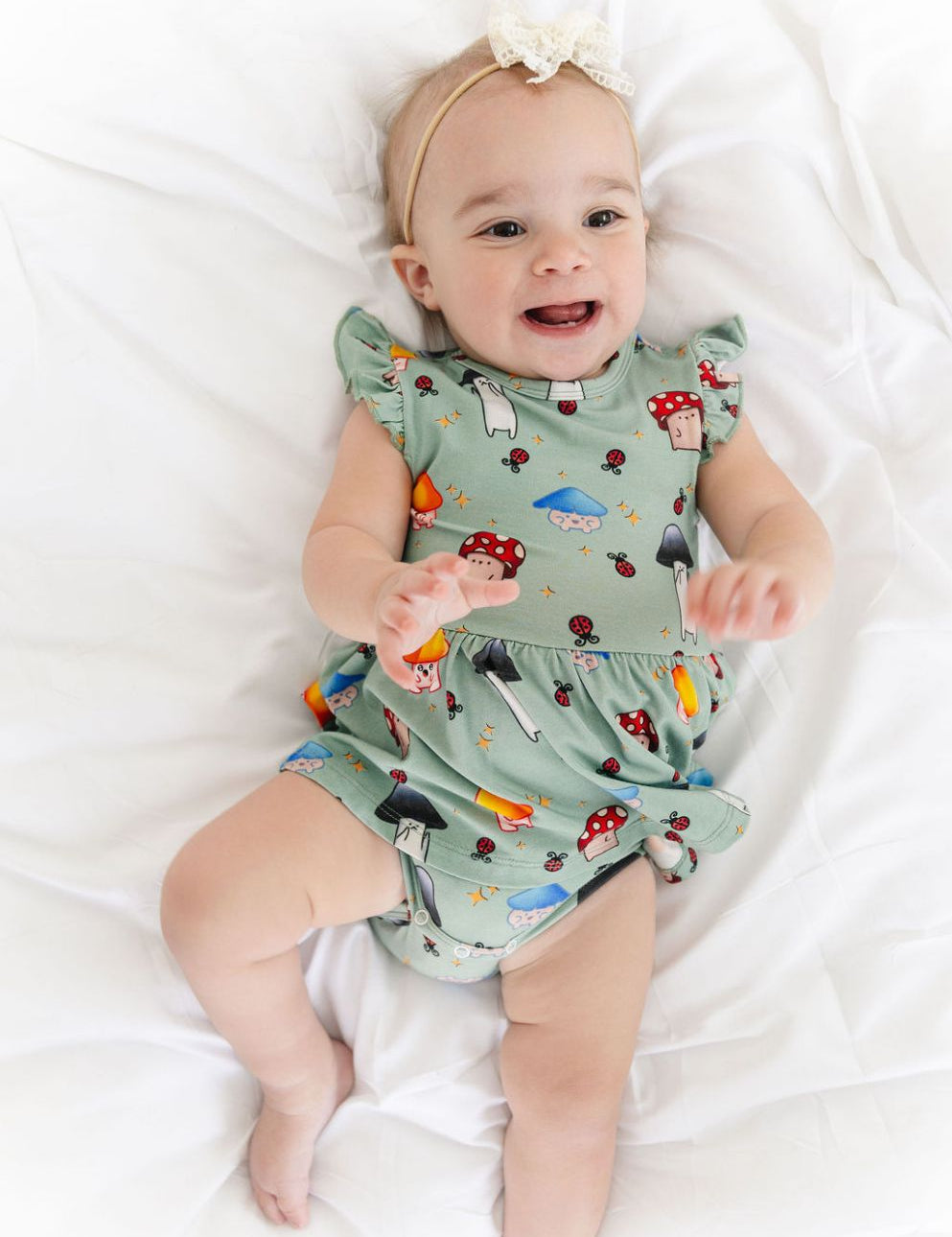 Flutter Twirl Dress with Built-In Bodysuit