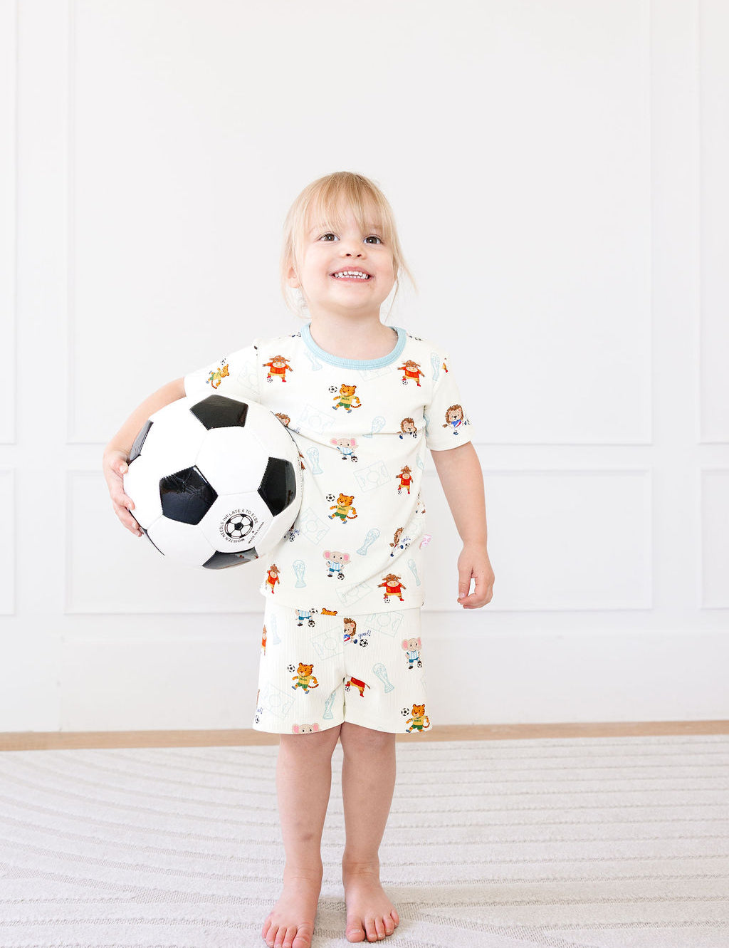 Bamboo Ribbed PJ Shorts Set