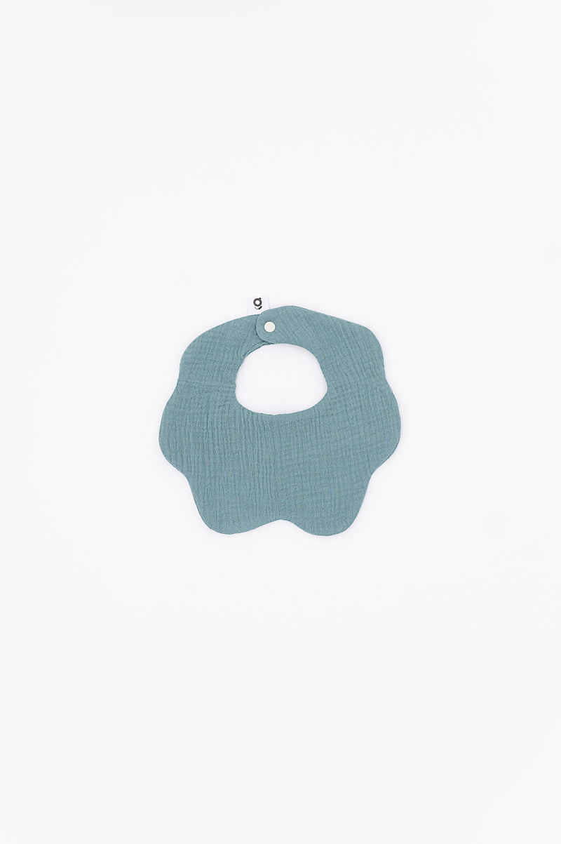 Hugs & Giggles organic cotton muslin baby bibs, set of 2