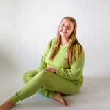 Women’s Bamboo Ribbed Pajama Set