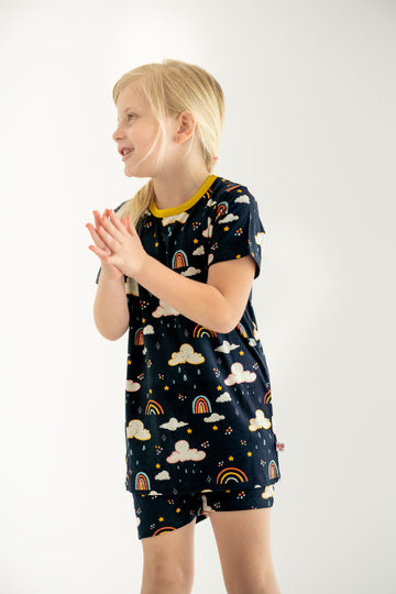 Two-Piece PJ Set Shorts Set