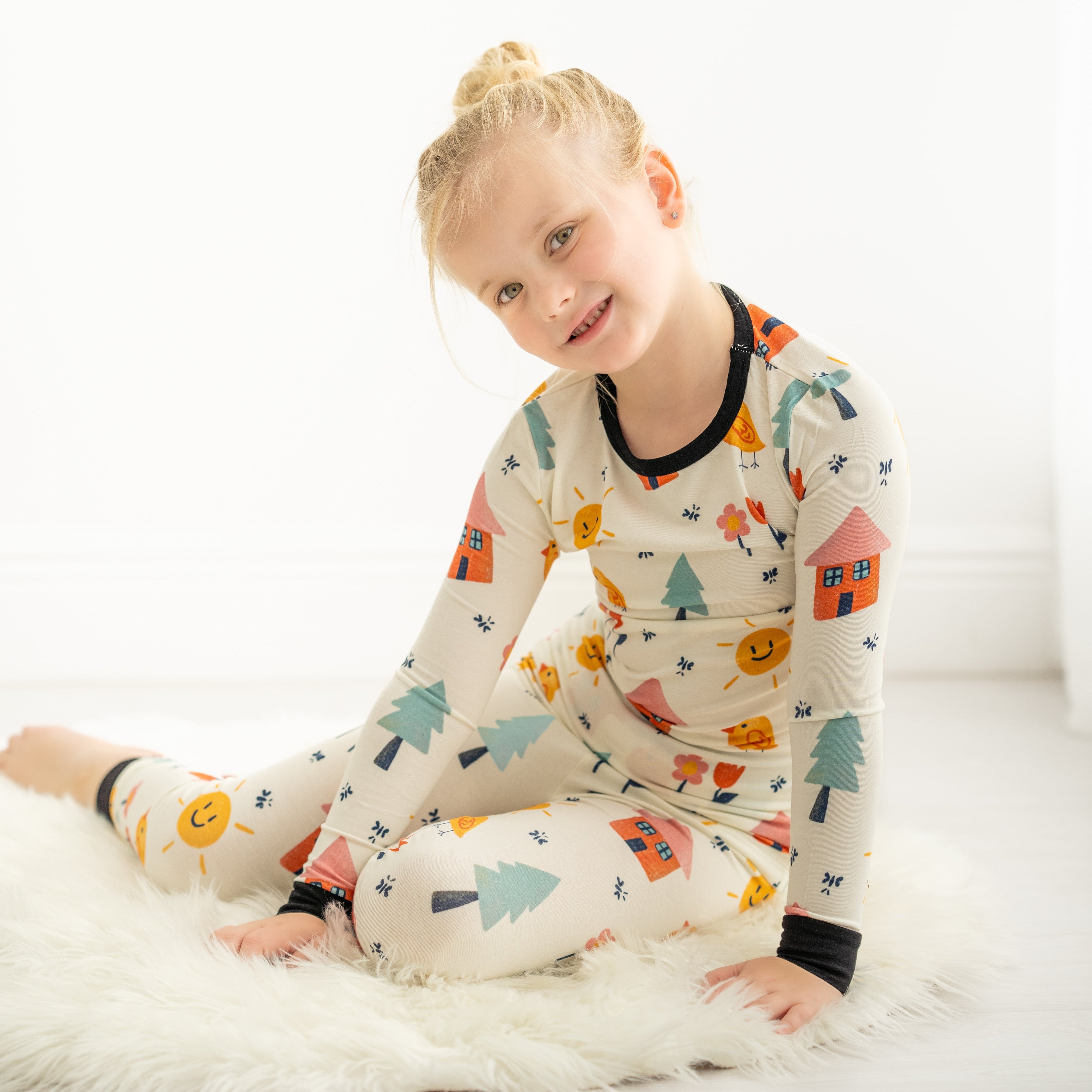 Two-Piece PJ Set Long Sleeve + Pant