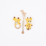 Crochet Baby Snuggle Gift Set – Giraffe