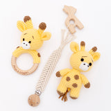 Crochet Baby Snuggle Gift Set – Giraffe