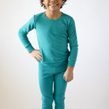 Bamboo Ribbed PJ Pants Set