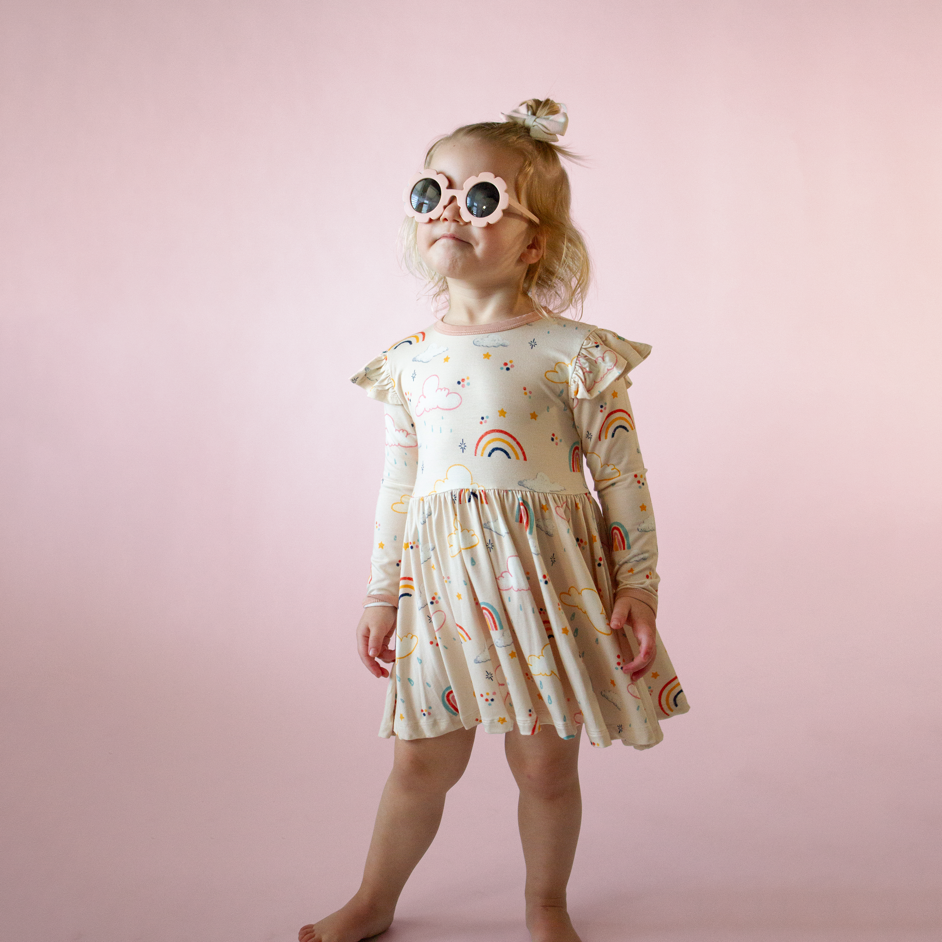 Flutter Twirl Dress with Built-In Bodysuit