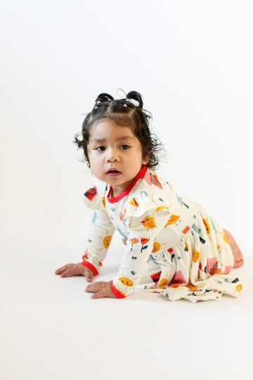 Flutter Twirl Dress with Built-In Bodysuit