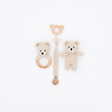 Crochet Baby Snuggle Gift Set – Bear