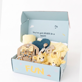 Hugs & Giggles newborn gift set in Buttercup