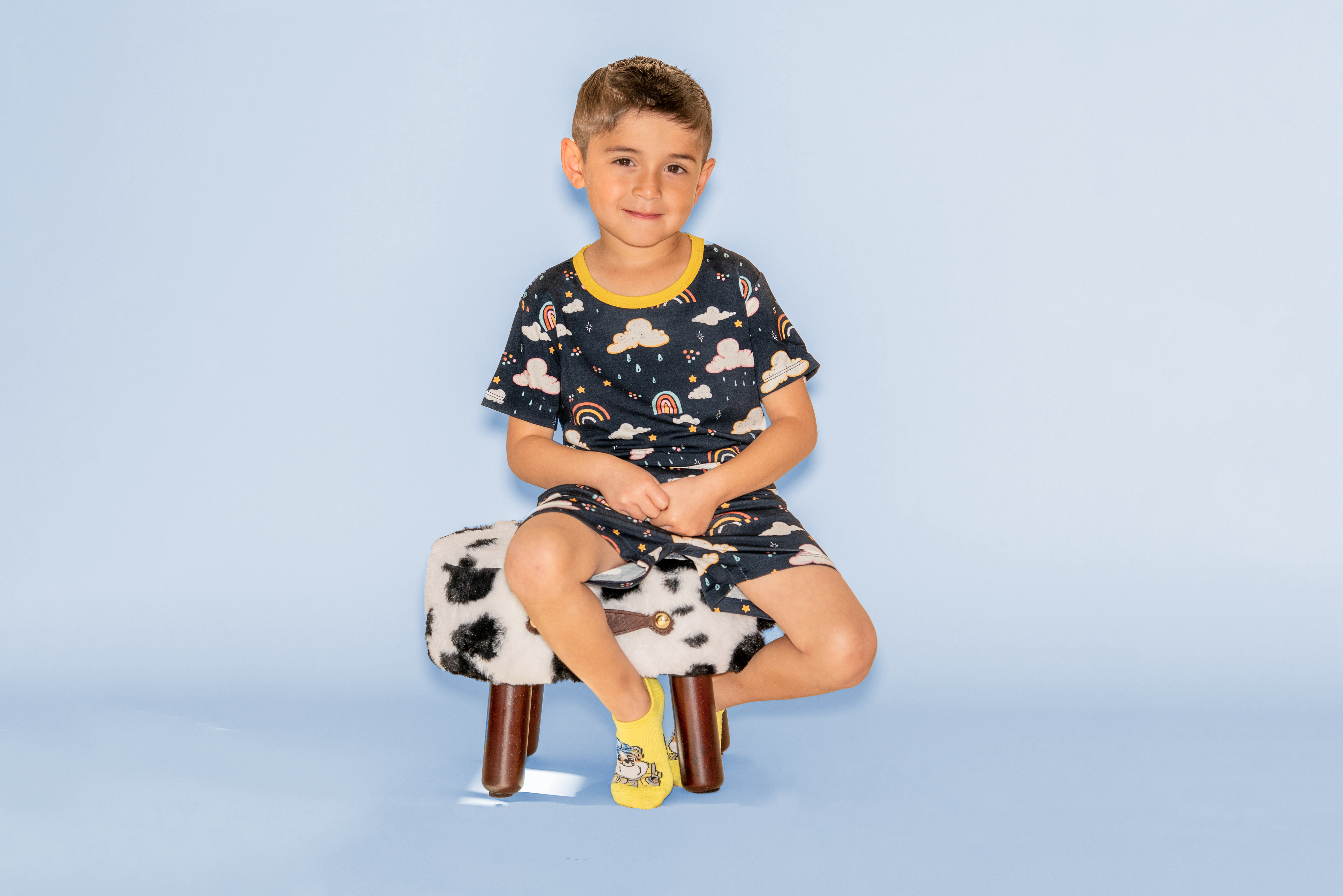 Two-Piece PJ Set Short Sleeve + Shorts