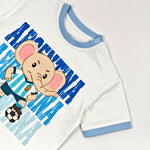 Argentina Zoo Champions soccer tee - print detail