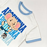 Argentina Zoo Champions soccer tee - print detail