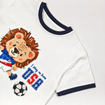 USA Zoo Champions soccer tee - print detail