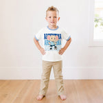 Argentina elephant soccer tee on child model