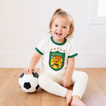 Brasil tiger soccer tee on child model